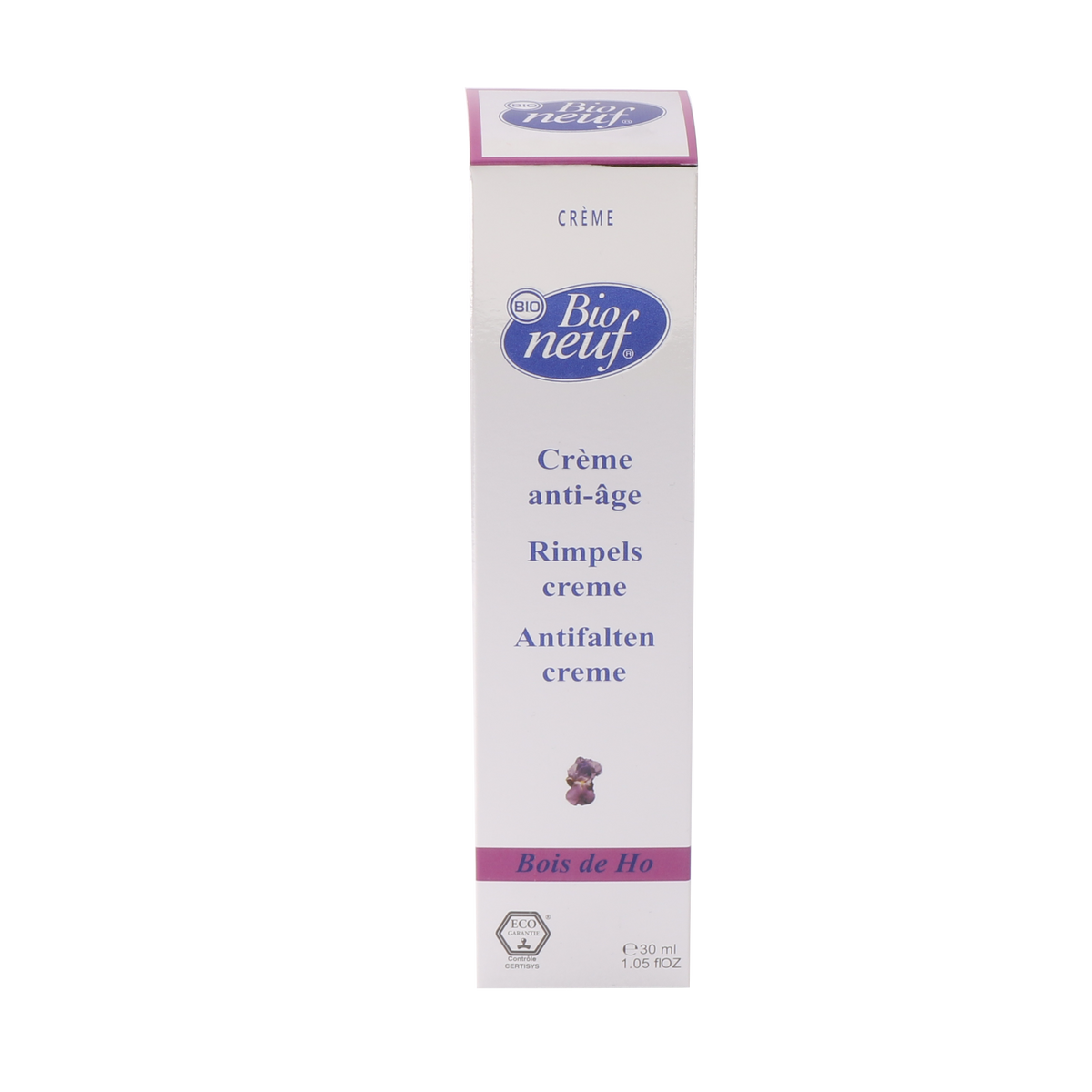 Crème anti-âge visage de Bio neuf