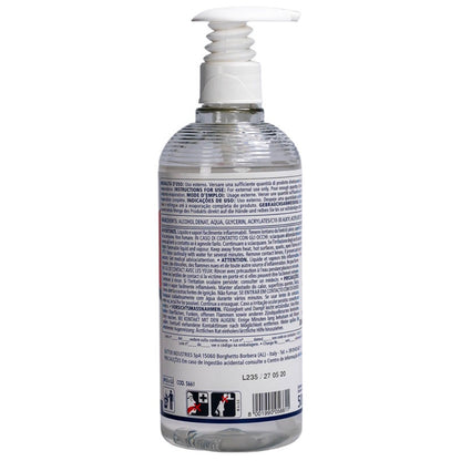 Gel désinfectant anti-bactéries