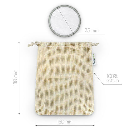 Lingettes démaquillantes lavables