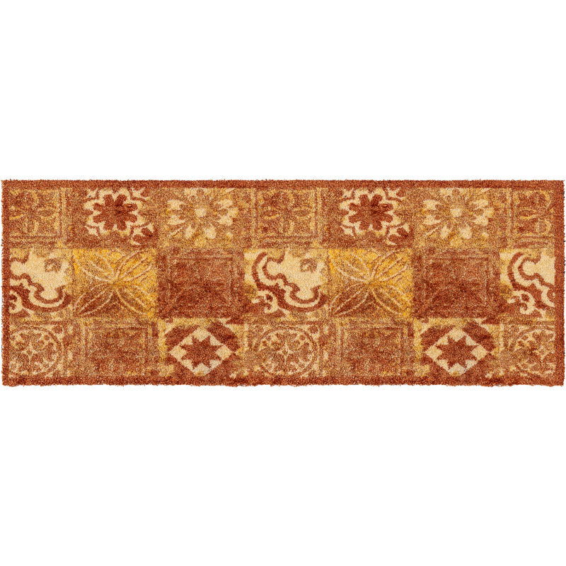 Tapis absorbant et décoratif en microfibres pour cuisine