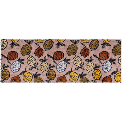 Tapis absorbant et décoratif en microfibres pour cuisine