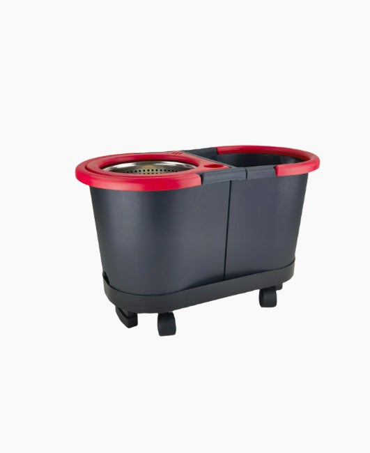 Balai serpillière de qualité professionnelle en microfibre avec double centrifugeuse TURBO MOP PRO