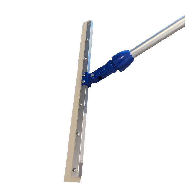 Kit de nettoyage des sols avec base raclette en mousse et manche à balai télescopique