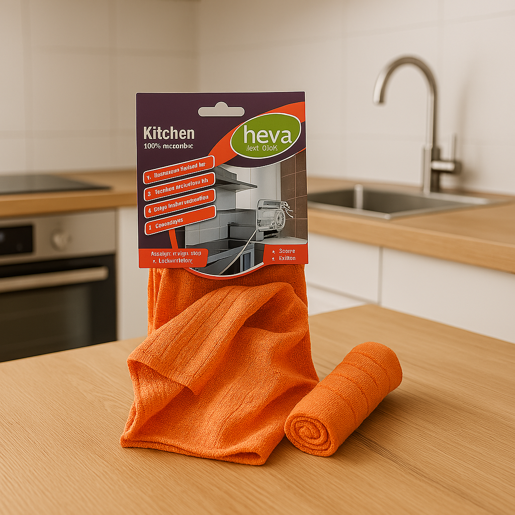 Kit de deux lavettes en microfibres spéciales cuisine de Best Clean