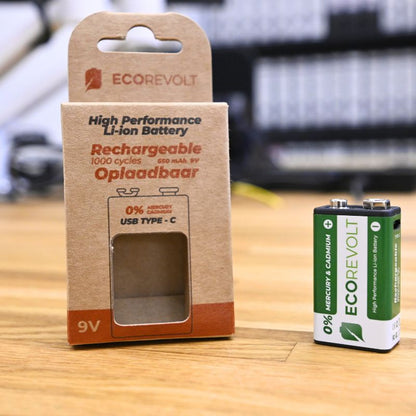 Piles rechargeables écologiques avec chargeur intégré