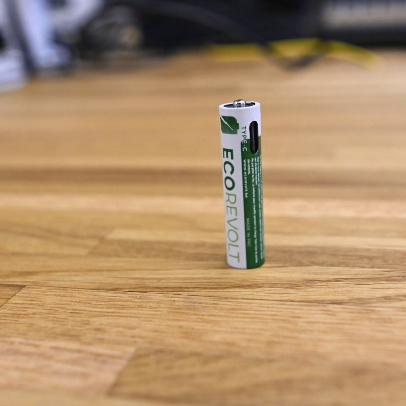 Piles rechargeables écologiques avec chargeur intégré